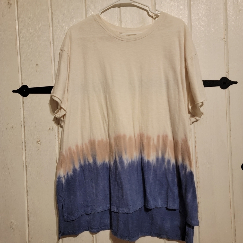 Time and Tru Shirt Short Sleeve Tie Dye Size 2XL